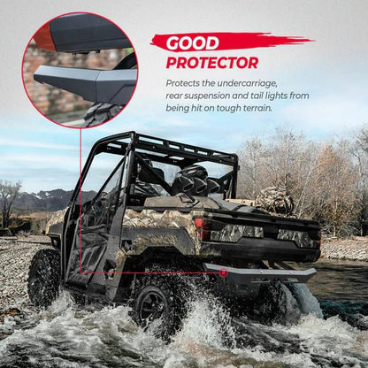 Rear Brushguard Bumper for Polaris Ranger XP 1000 / CREW 2018 - 2024 - 3 Star UTV