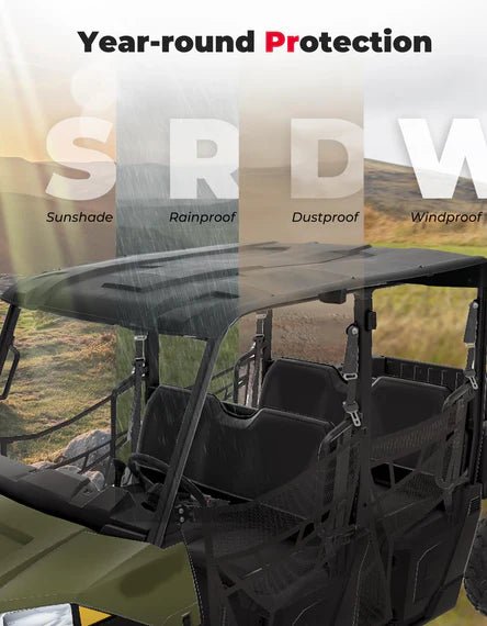 Roof Top Hard for Polaris Ranger XP 1000 CREW 2017 - 2025 - 3 Star UTV