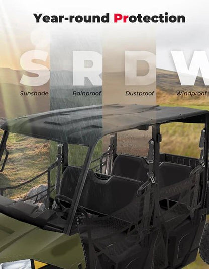 Roof Top Hard for Polaris Ranger XP 1000 CREW 2017 - 2025 - 3 Star UTV