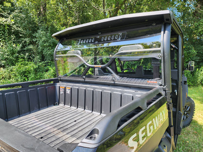 Segway UT10 Crew 1 - Piece Rear Windshield with Tint Options - 3 Star UTV