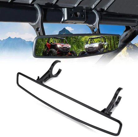 Side Mirrors and Center Mirror for Can Am Commander 1.75" to 2" Roll Bar - 3 Star UTV