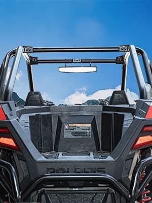 Side Mirrors and Center Mirror for Can Am Commander 1.75" to 2" Roll Bar - 3 Star UTV