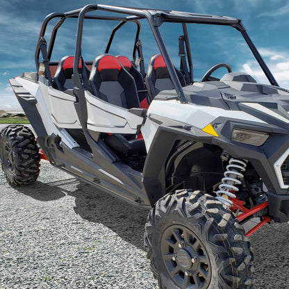 Steel Nerf Bars Fit Polaris RZR XP 4 1000 / 4 Turbo 2014 - 2023 - 3 Star UTV
