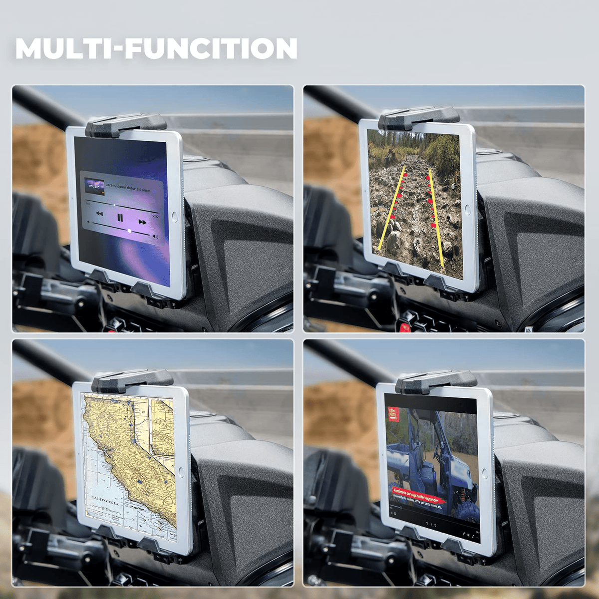 Tablet Holder for CFMOTO ZForce 950 HO Sport / HO EX / Sport - 3 Star UTV