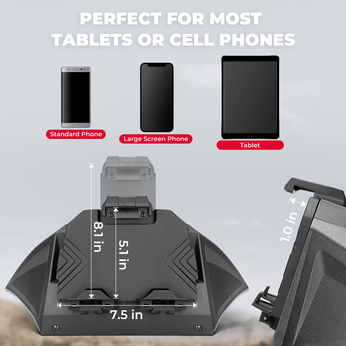 Tablet Holder for CFMOTO ZForce 950 HO Sport / HO EX / Sport - 3 Star UTV