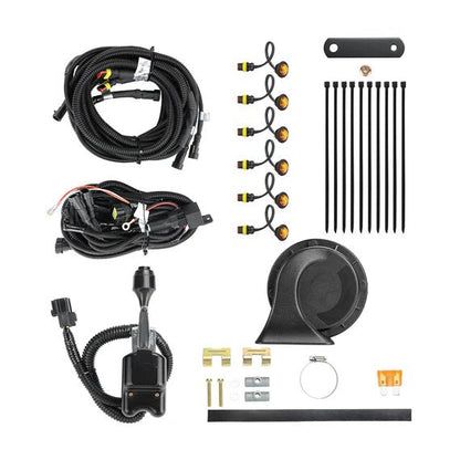 Universial UTV Turn Signal Kit & 105D Horn for Polaris, Can - Am, Pioneer - 3 Star UTV
