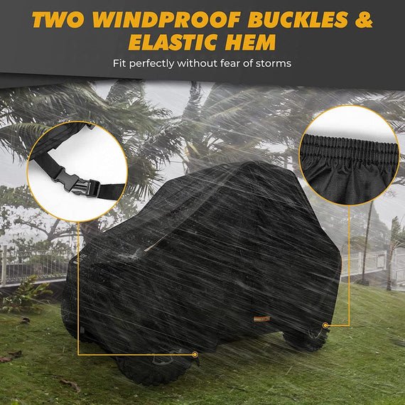 UTV 420D Waterproof Covers 2 Seater for Can - Am, Polaris, Kawasaki - 3 Star UTV