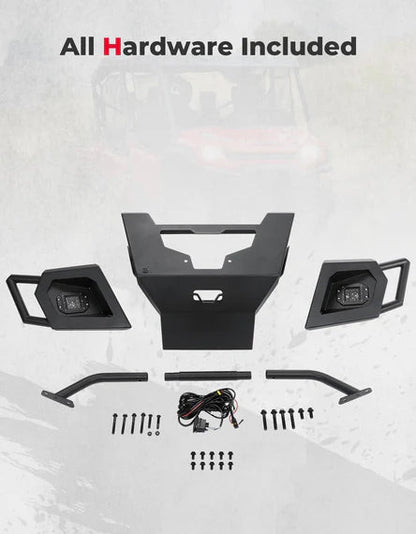 UTV Front Bumper with Lights for Pioneer 1000 - 6 2023 - 2024 - 3 Star UTV