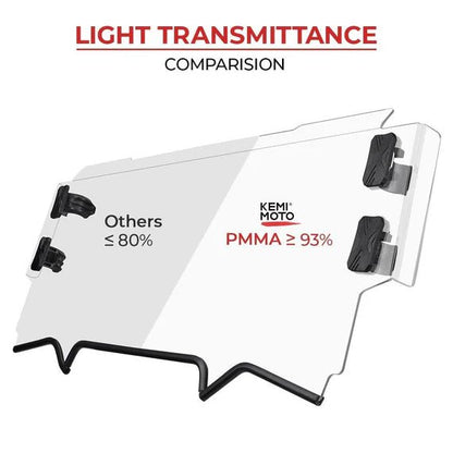 UTV Half Windshield for Polaris RZR PRO XP / XP 4 - 3 Star UTV