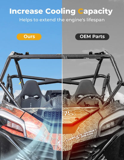 UTV Hood Scoop with Vented Mesh for CFMOTO ZFORCE 950 - 3 Star UTV