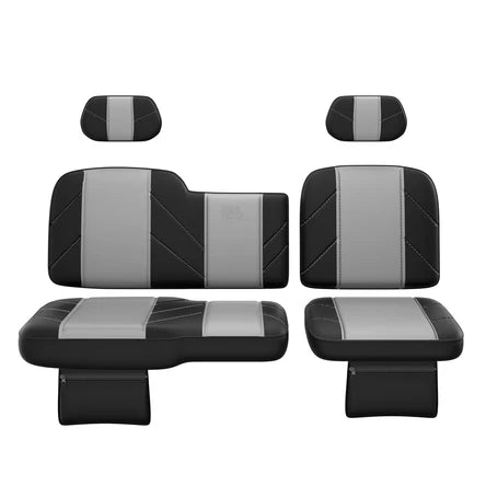 UTV Leather Seat Covers with Pocket for Polaris Ranger XP 1000/Crew - 3 Star UTV