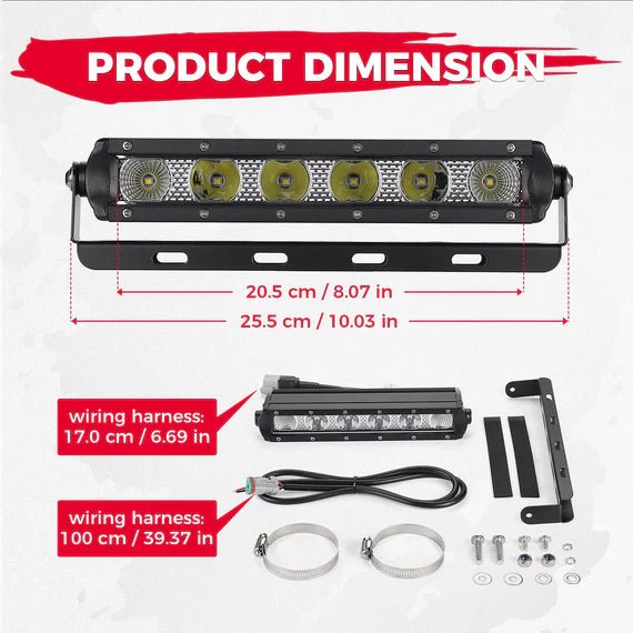 UTV LED Light Bar for Can - Am/ Polaris/ Kawasaki - 3 Star UTV