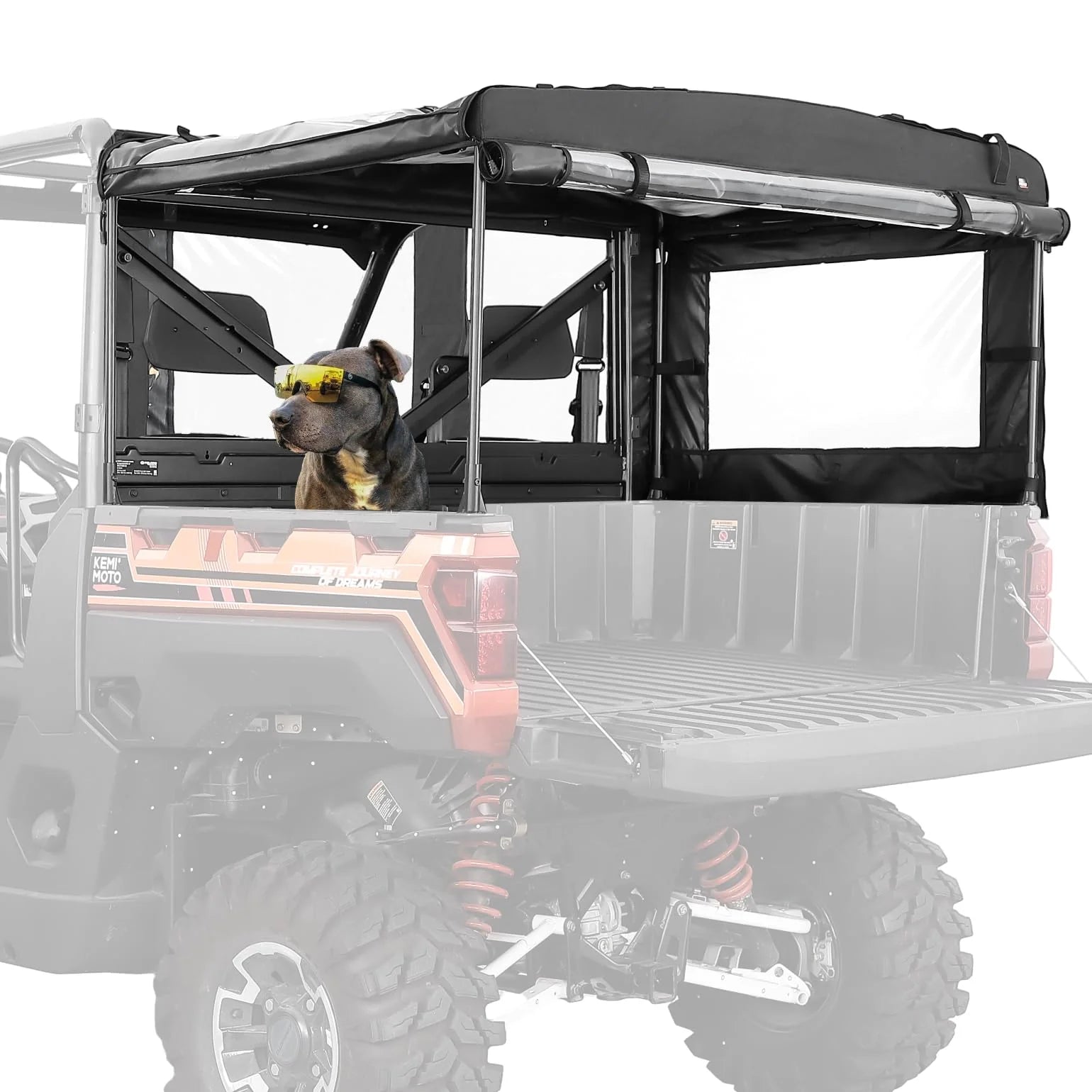UTV Soft Cargo Camper Bed Cover Rack for Polaris Ranger 570 Full - size/XP 900/1000 / XP 1000 / Crew - 3 Star UTV