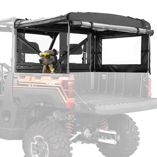 UTV Soft Cargo Camper Bed Cover Rack for Polaris Ranger 570 Full - size/XP 900/1000 / XP 1000 / Crew - 3 Star UTV