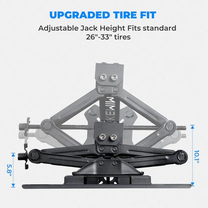 UTV Spare Tire Mount for Polaris Ranger 500 1000 XP 1000 - 3 Star UTV