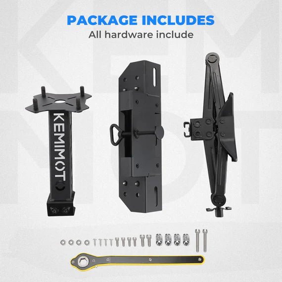 UTV Spare Tire Mount for Polaris Ranger 500 1000 XP 1000 - 3 Star UTV