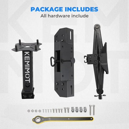 UTV Spare Tire Mount for Polaris Ranger 500 1000 XP 1000 - 3 Star UTV