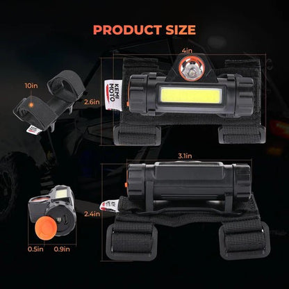UTV Universal Interior Lights for 1.25 - 2" Roll bar - 3 Star UTV