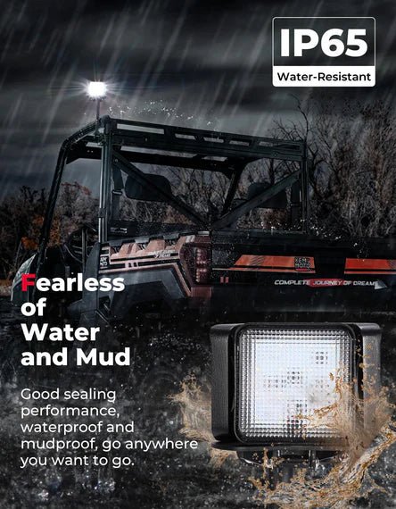 Work Light LED Spotlight for Polaris Pro XD/ Ranger 1000/ XP 1000 2018 - 2025 - 3 Star UTV