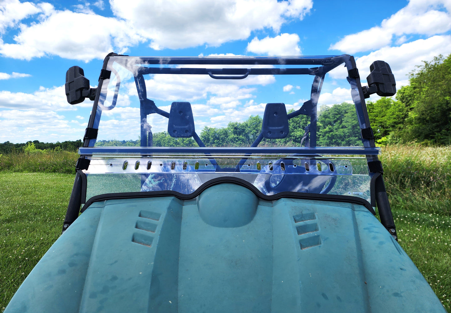 Yamaha Rhino - 2 Pc Scratch - Resistant Windshield - 3 Star UTV