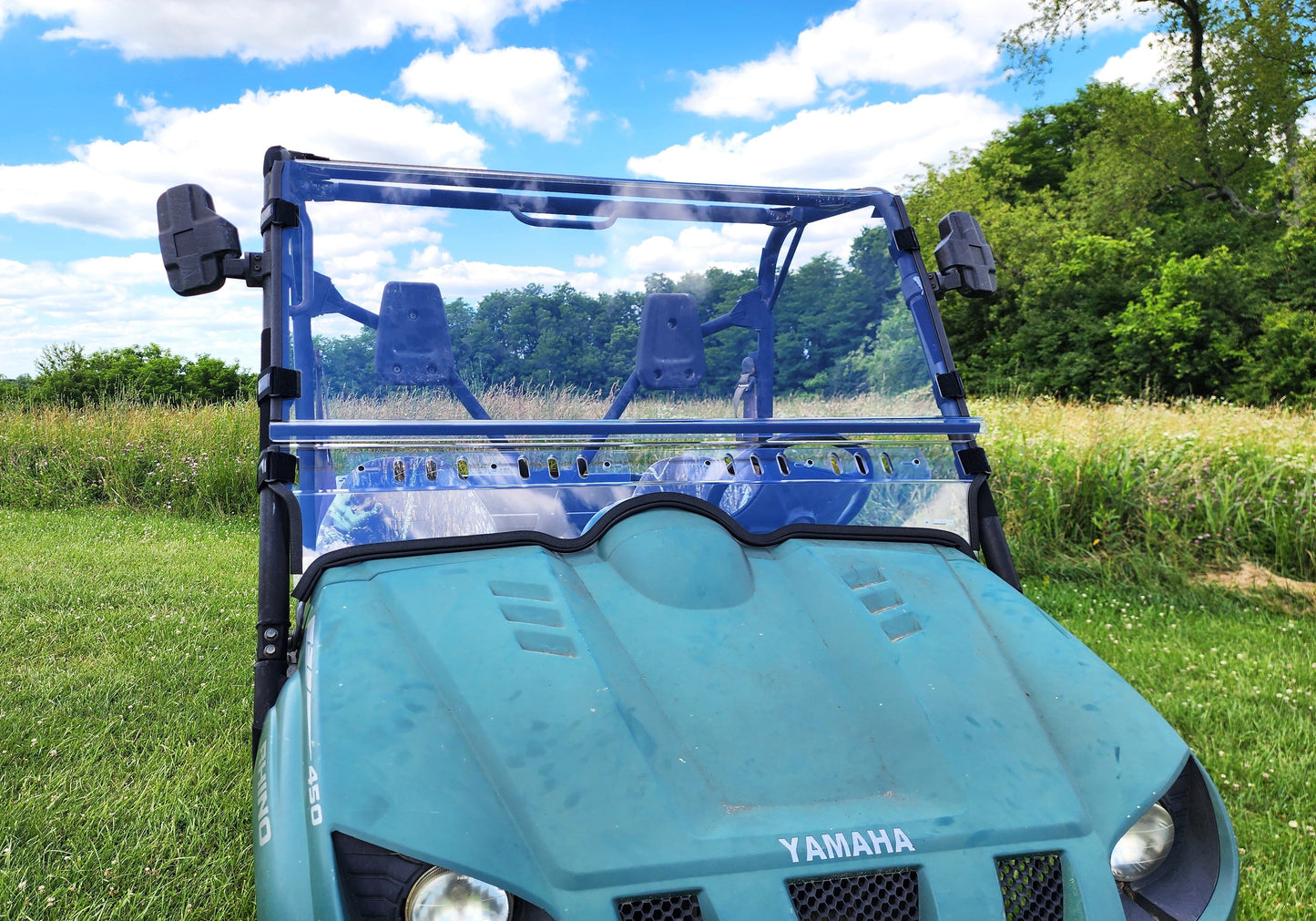 Yamaha Rhino - 2 Pc Scratch - Resistant Windshield - 3 Star UTV