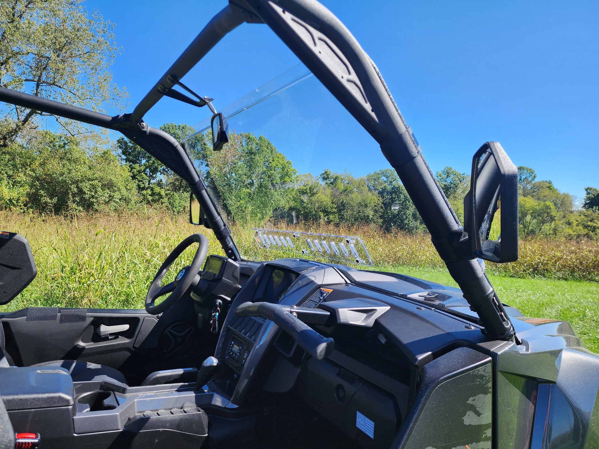 Yamaha Wolverine RMAX 4 - 1000 - 1 pc General Purpose Windshield - 3 Star UTV