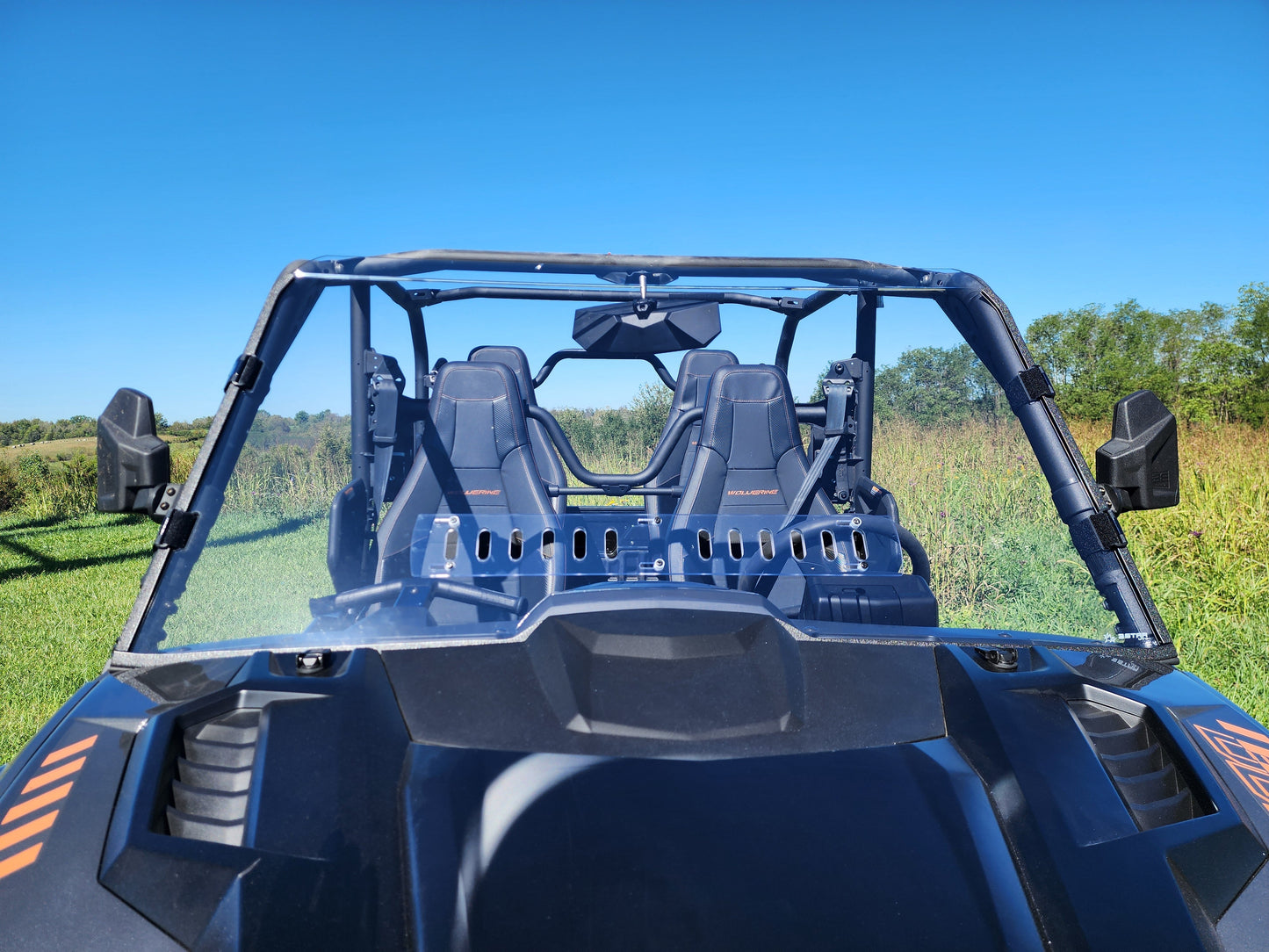 Yamaha Wolverine RMAX 4 - 1000 - 1 pc General Purpose Windshield - 3 Star UTV