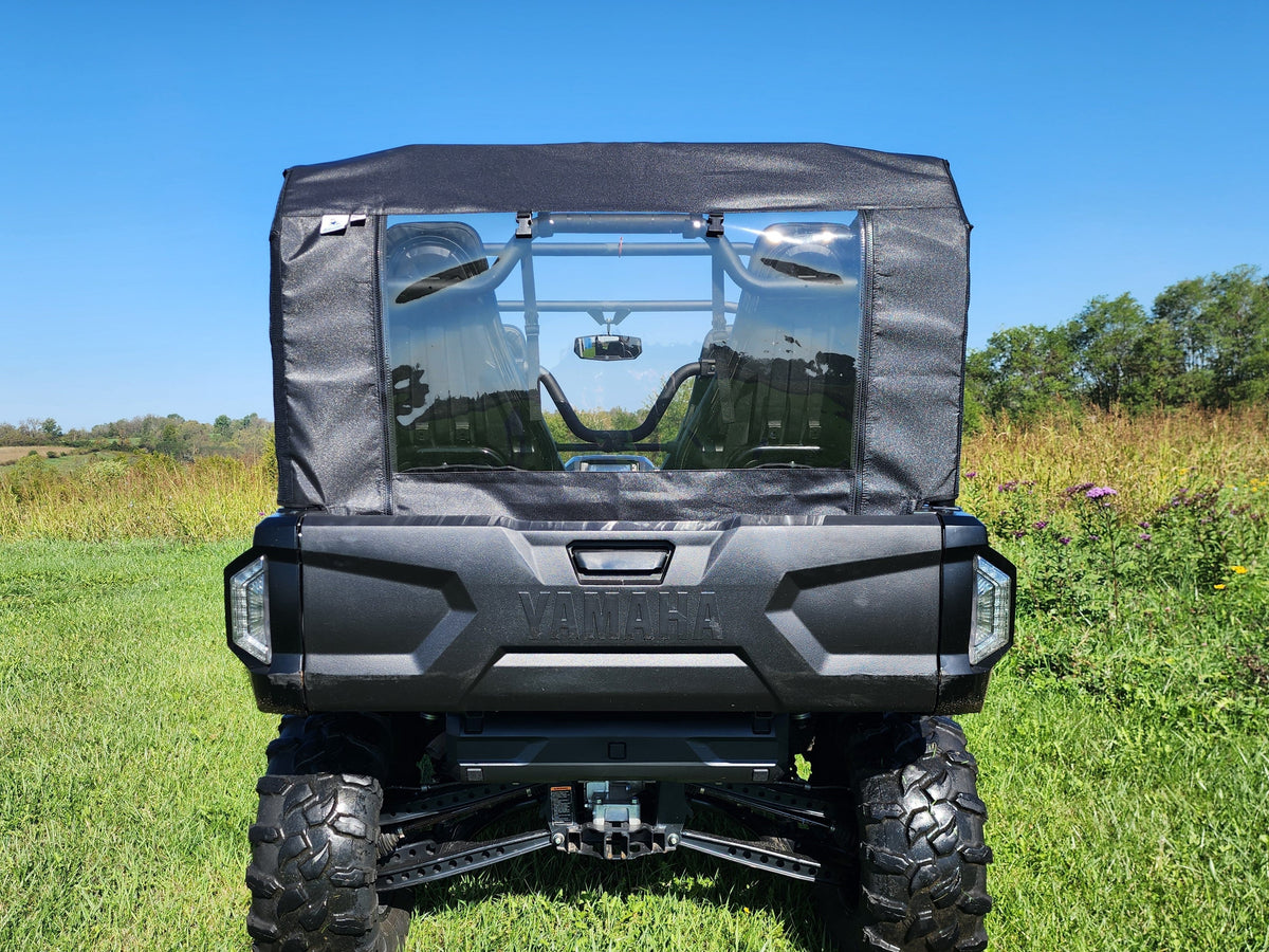 Rmax4 Rear Window Yamaha Wolverine RMAX 4-1000 - Rear Panel – 3 Star UTV