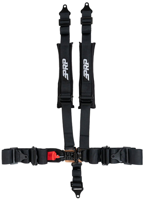 5.3x2 Harness - 5 point harness, 3" lap belts; 2" shoulder belts with removable pads; lap belt: Pull-up EZ adjusters, removable tabs - 3 Star UTV