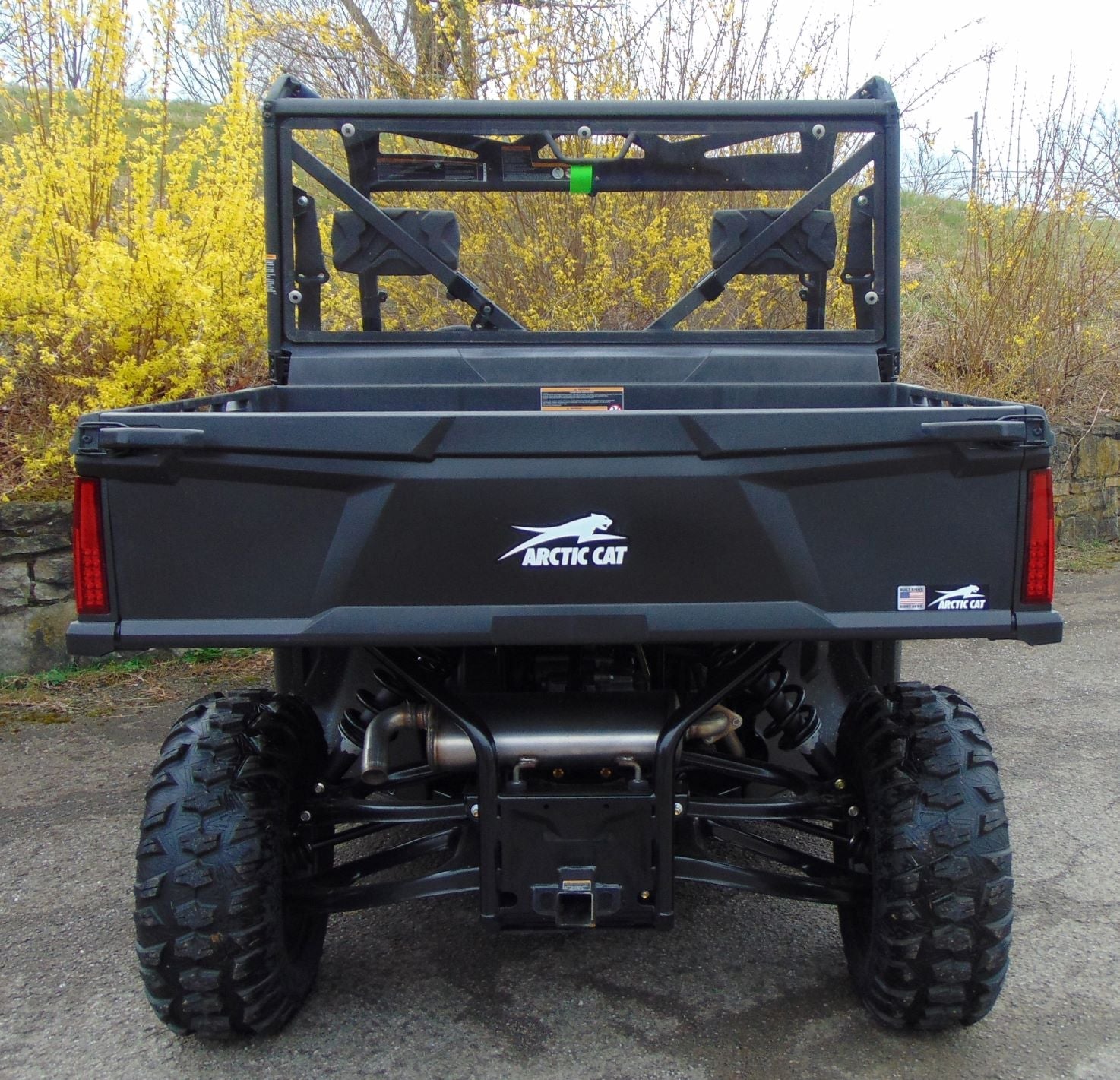 Arctic Cat Prowler Pro Rear Windshield with Optional Vents & Clamps - 3 Star UTV