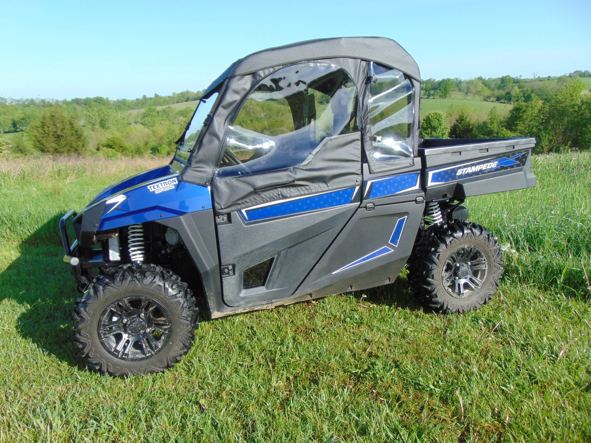 Arctic Cat Stampede - 1 Pc Windshield w/Hard Coat, Clamp, and Vent Options main image 1