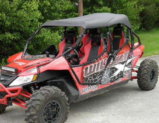 Arctic Cat Wildcat 4-Seater - Soft Top for Hard Windshield - 3 Star UTV