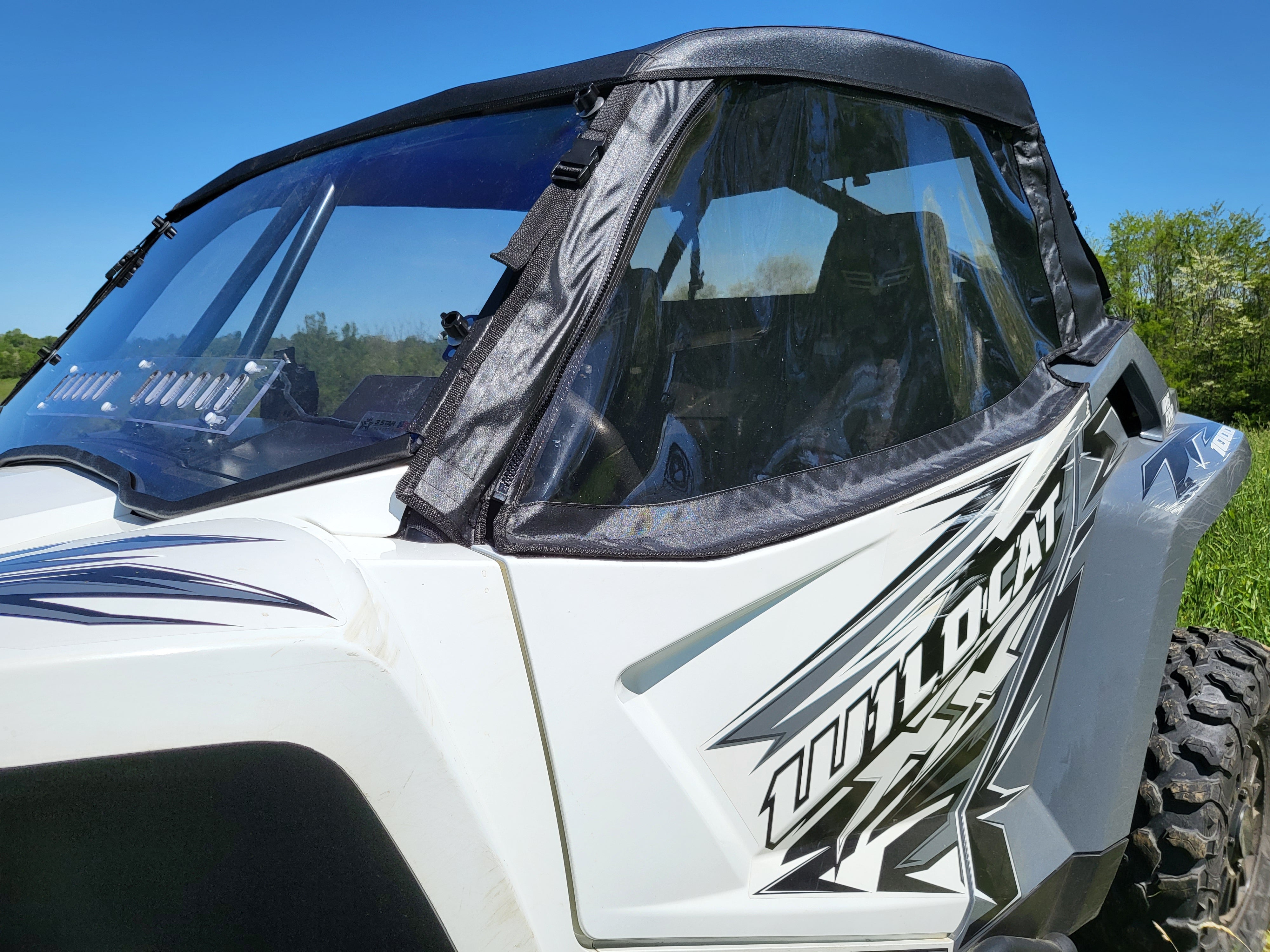 Wildcat Xx Steering Rack Arctic Cat Wildcat XX 2-Seater - Full Cab Enclosure for Hard Windshiel ...