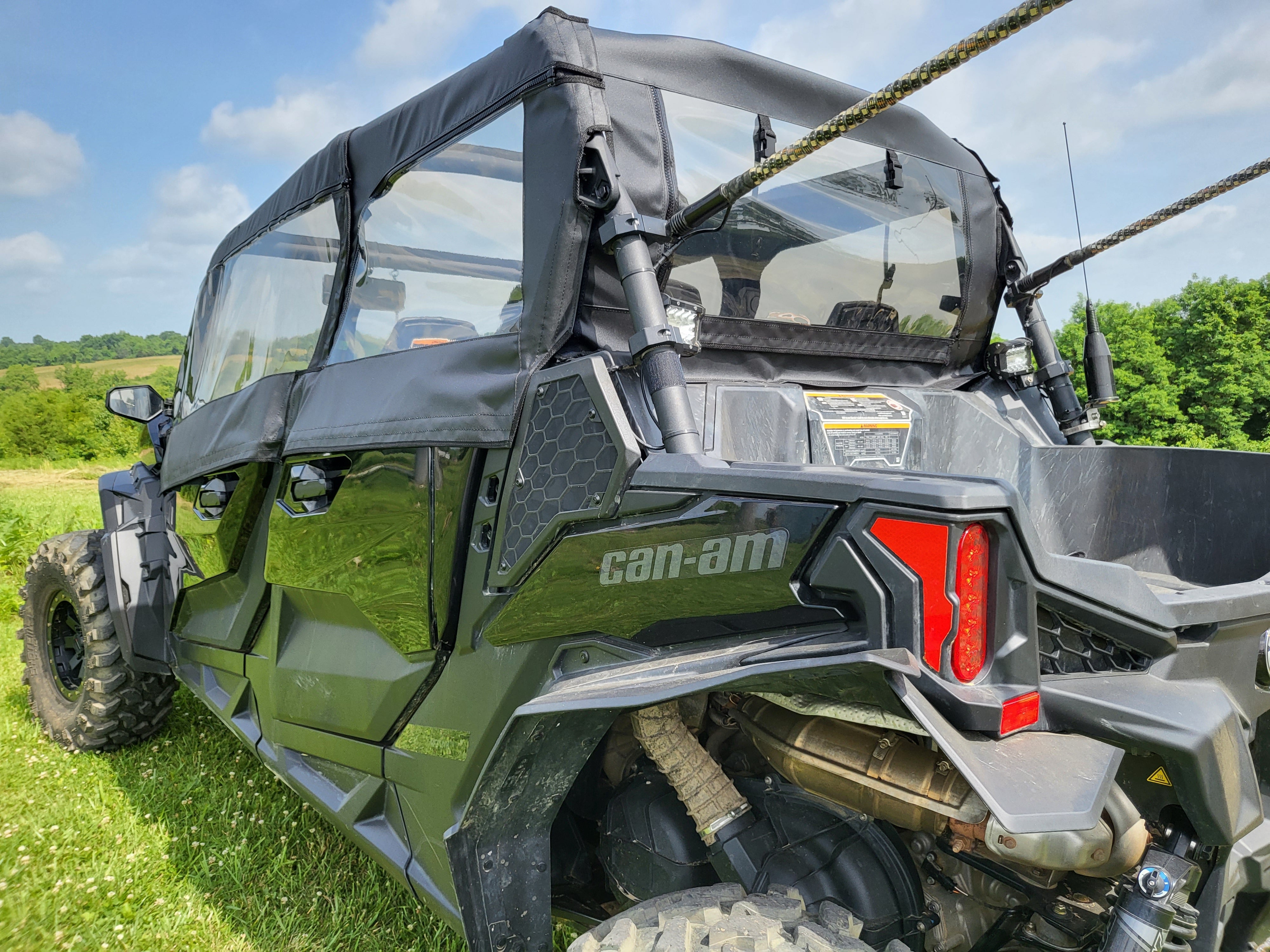 Utv Rear Windows Can-Am Maverick Sport Max - Door/Rear Window Combo – 3 Star UTV