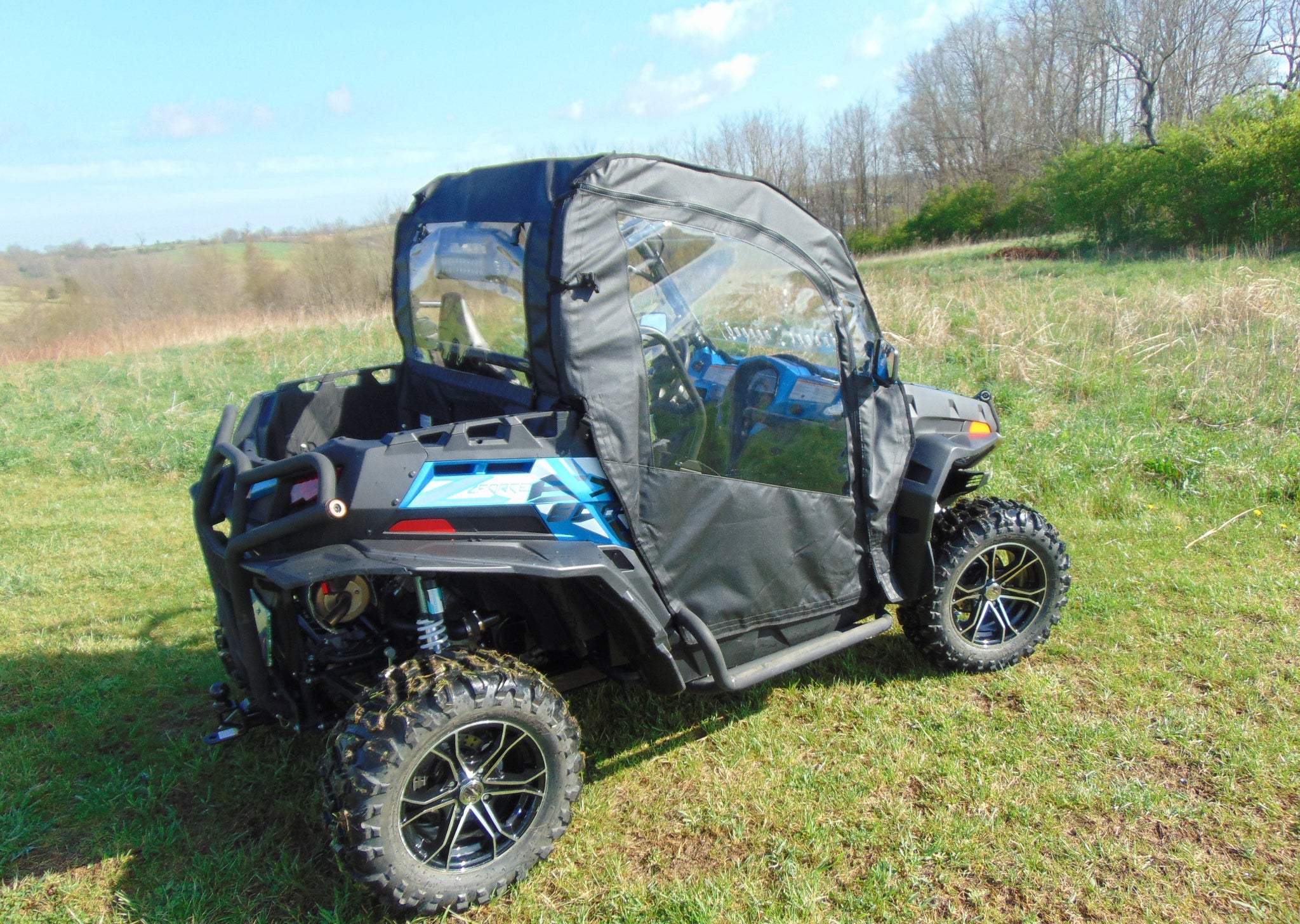 Utv Rear Windows CFMoto ZForce 500/800/1000 - Door/Rear Window Combo (Full Doors) – 3 ...