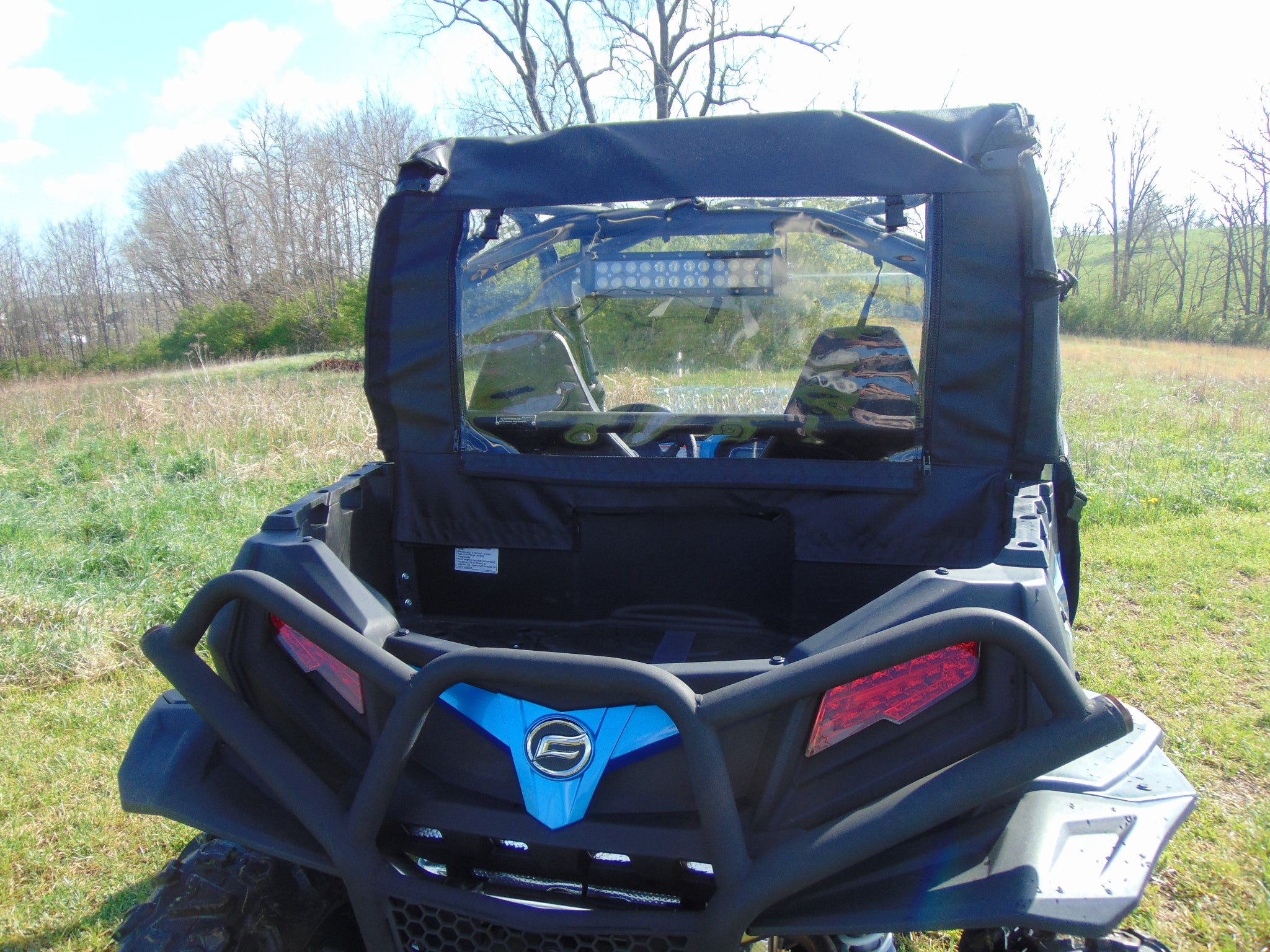 Utv Rear Windows CFMoto ZForce 500/800/1000 - Door/Rear Window Combo (Full Doors) – 3 ...