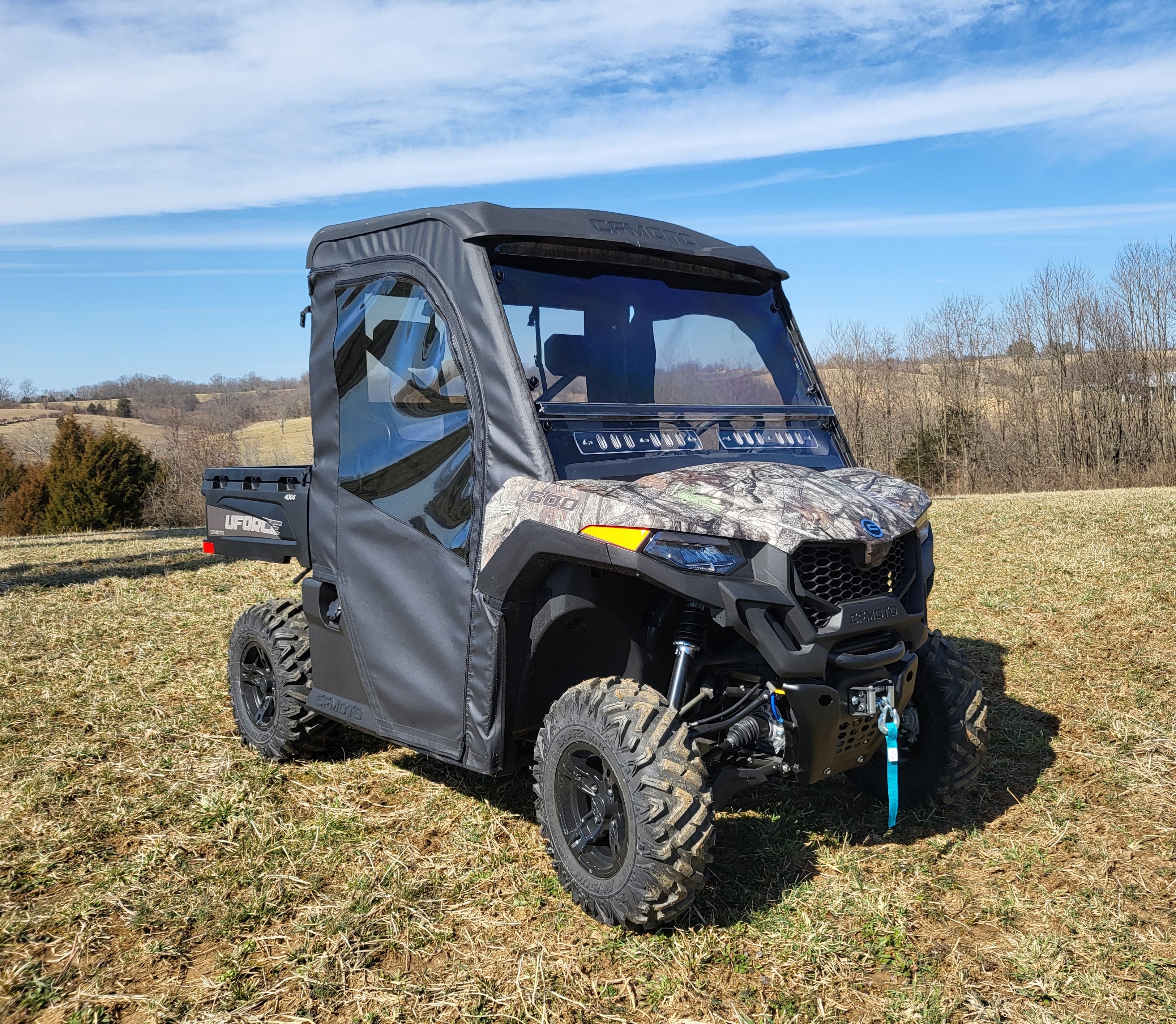 CFMoto UForce 600 - Door/Rear Window Combo w/Color and Zip Window Opti ...