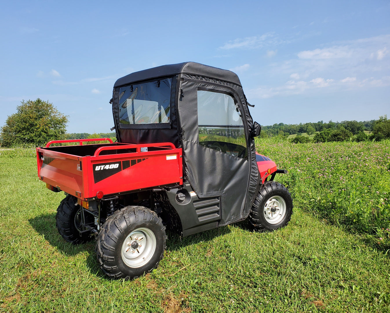 Coleman UT400/HiSun HS 400 Full Cab Enclosure for Hard Windshield 3