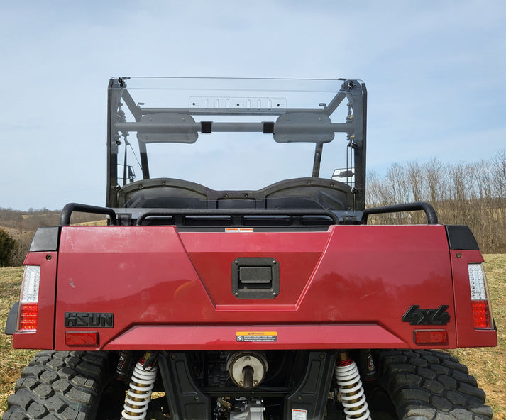 HiSun Sector 450 - 1 Pc Lexan Back Panel w/Vent, Clamp, and Soft Lower ...