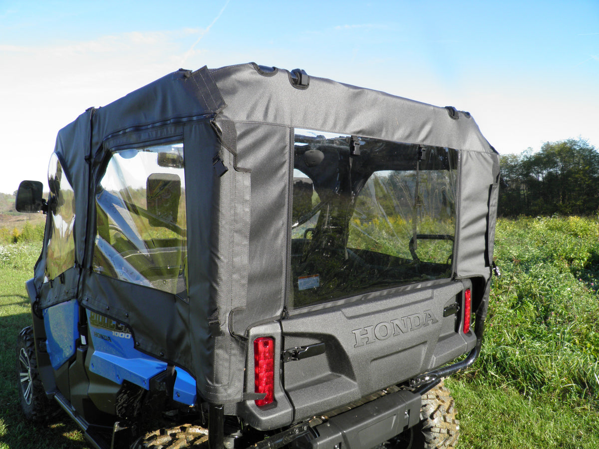 Utv Rear Windows Honda Pioneer 1000-5 - Door/Rear Window Combo (Upper Doors/Rear Panel ...