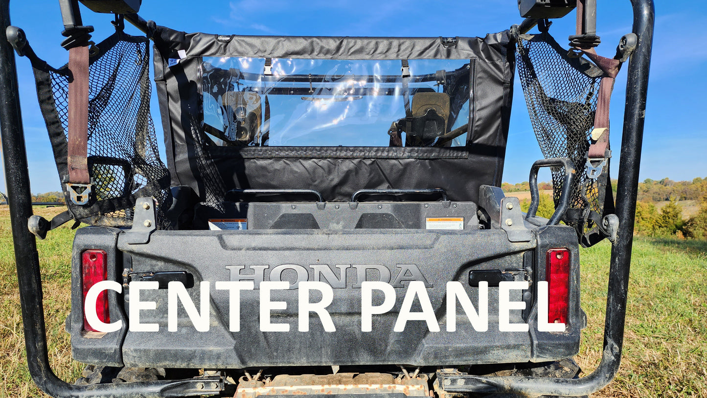 Honda Pioneer 1000-5 - Full Cab Enclosure for Hard Windshield (Upper Doors/Rear Panel/Center Panel/Soft Top) - 3 Star UTV