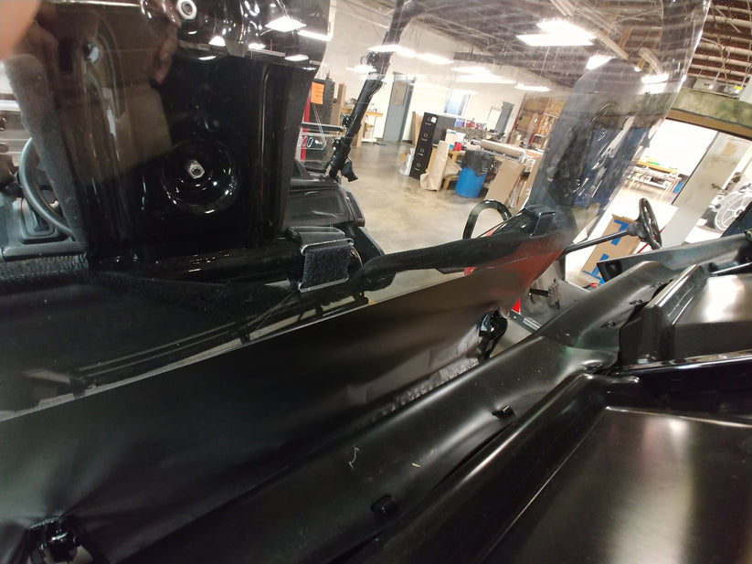 Honda Pioneer 700 2-Seater - Lexan Back Panel w/Vent and Soft Lower Pa ...