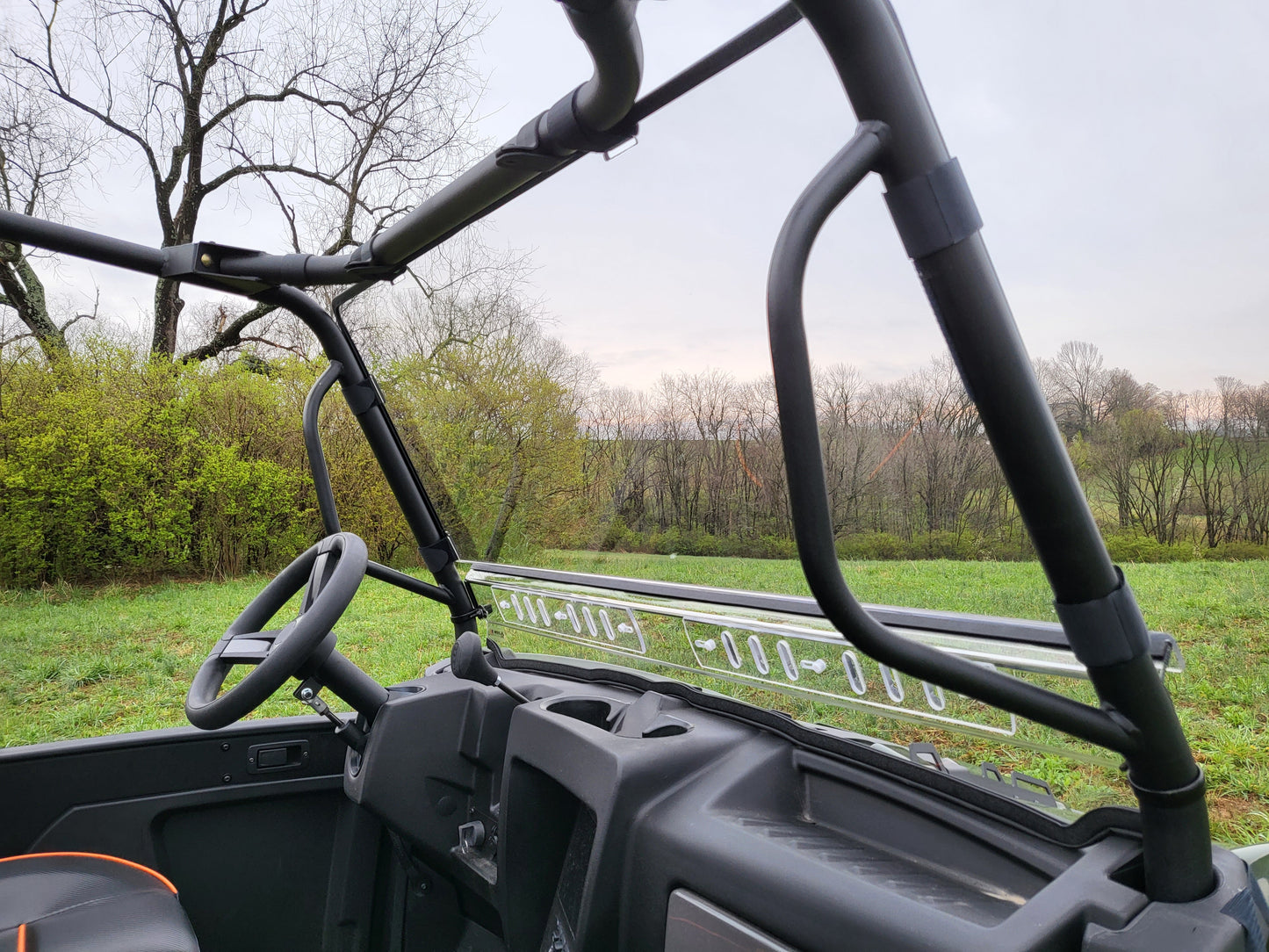 Intimidator GC1K 6-Seater - 2 Pc Windshield with Vent, Clamp, and Hard Coat Options - 3 Star UTV