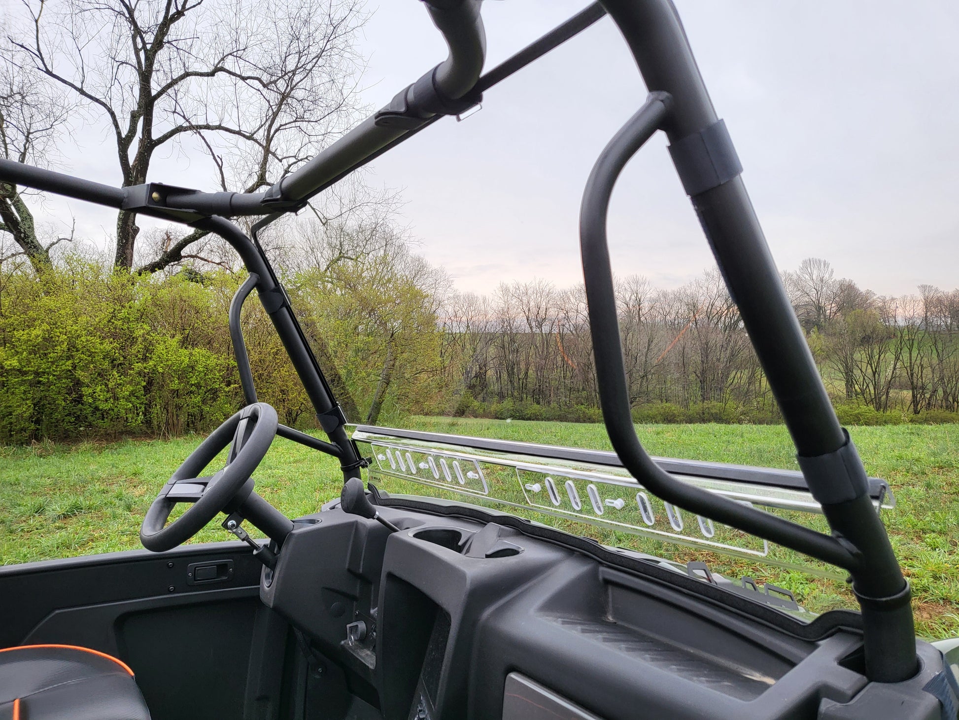Intimidator GC1K 6-Seater - 2 Pc Windshield with Vent, Clamp, and Hard Coat Options - 3 Star UTV