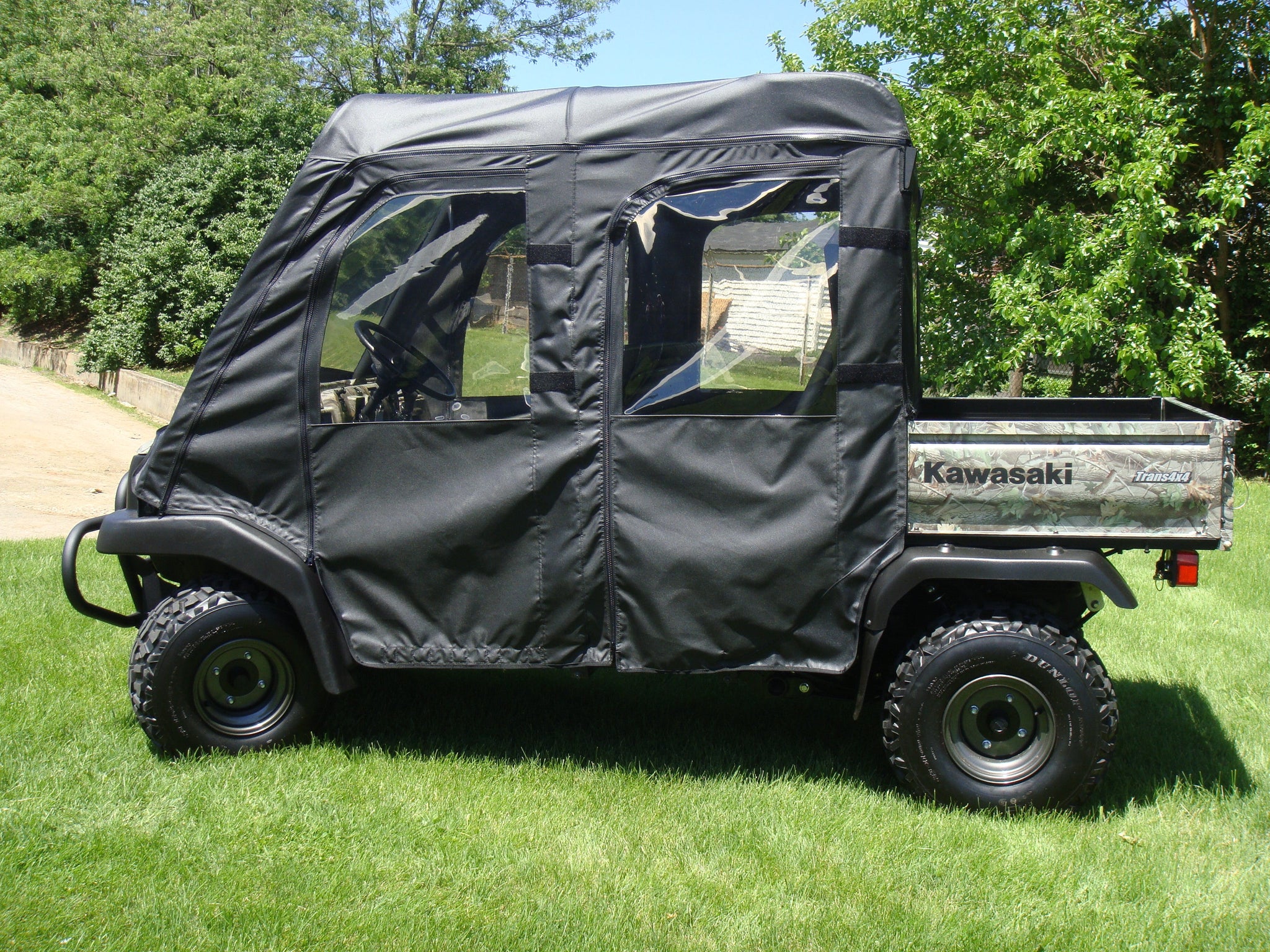 Kawasaki Mule 3000/3010 Trans - Full Cab Enclosure with Vinyl Windshie ...