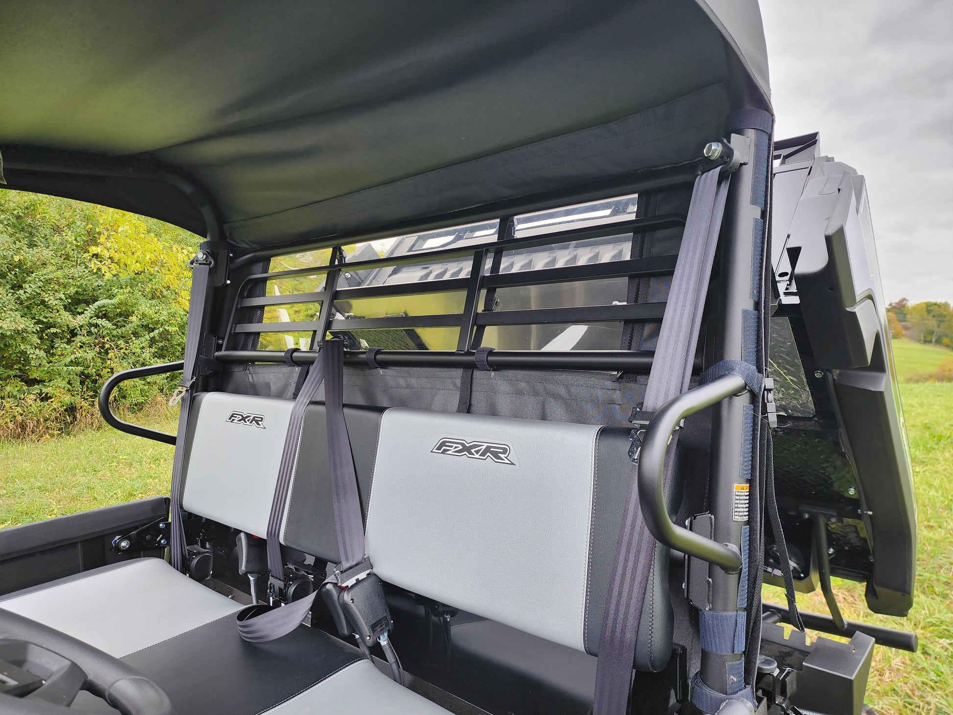Kawasaki Pro FXR - Full Cab Enclosure for Hard Windshield (Upper Doors) - 3 Star UTV