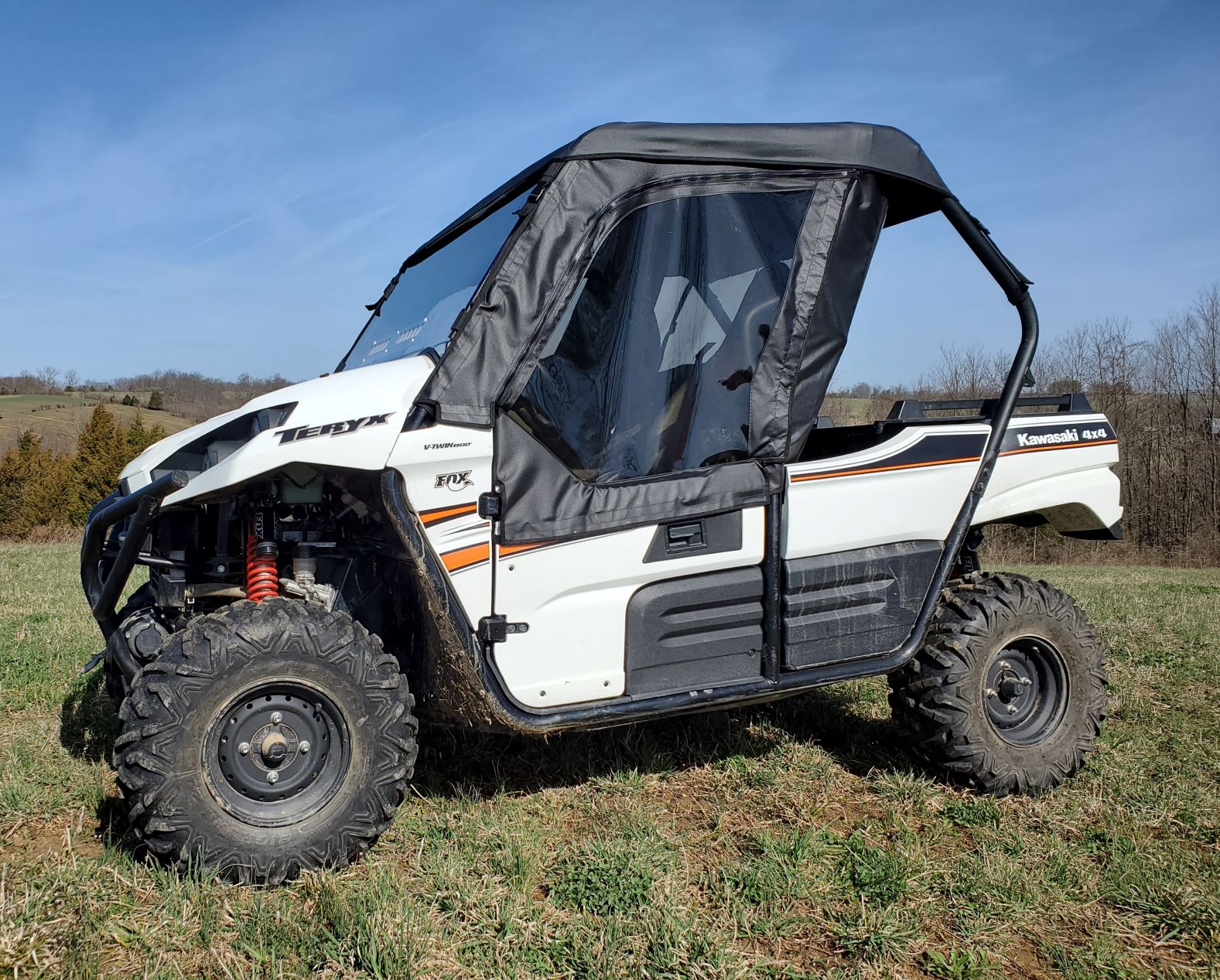 Modular Utv Kawasaki Teryx 800 (2-Seater) - Full Cab Enclosure for Hard Windshield ...