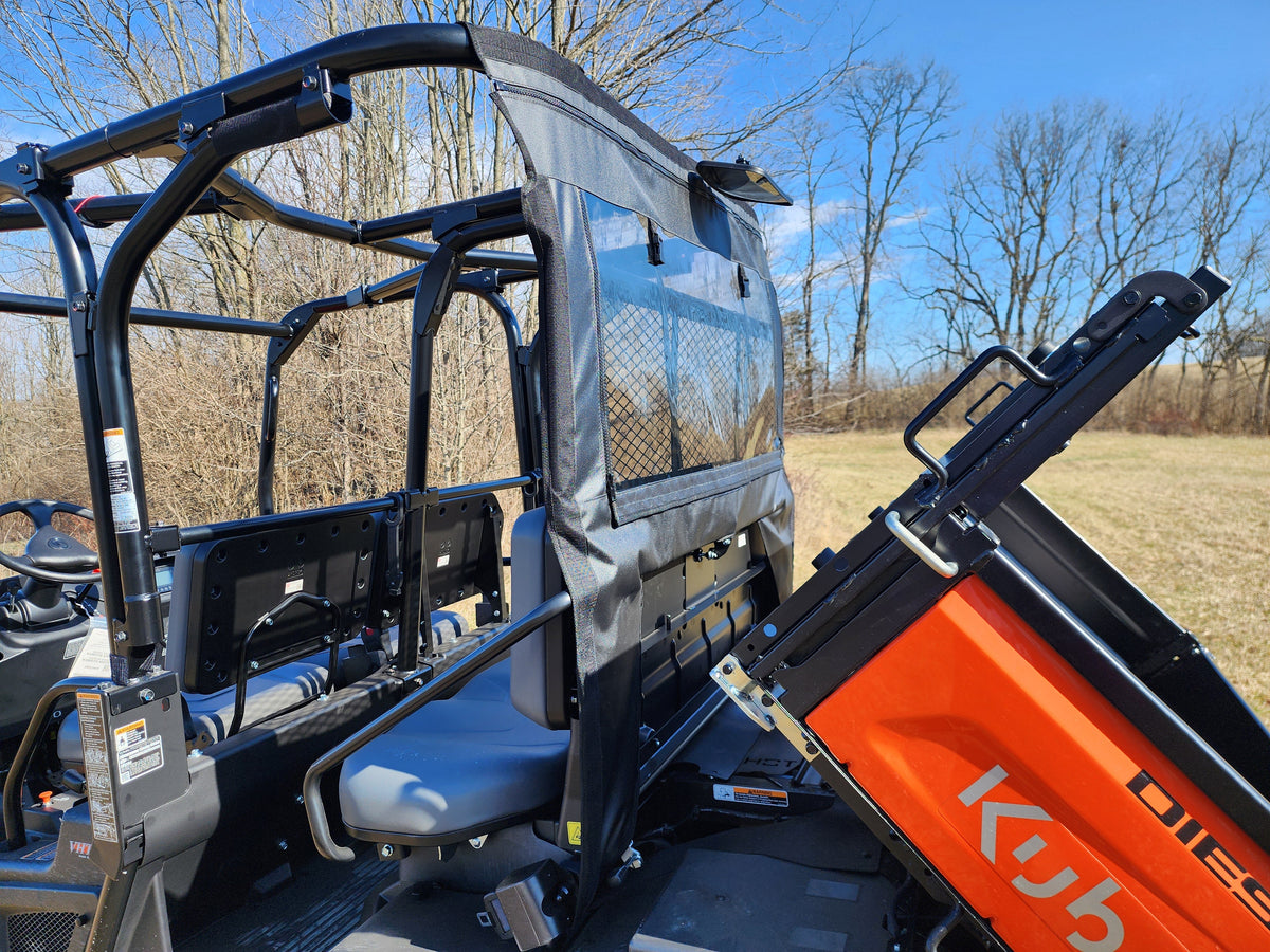 3 Star UTV Kubota RTV X1140 Soft Back Panel - Marine Grade Fabric