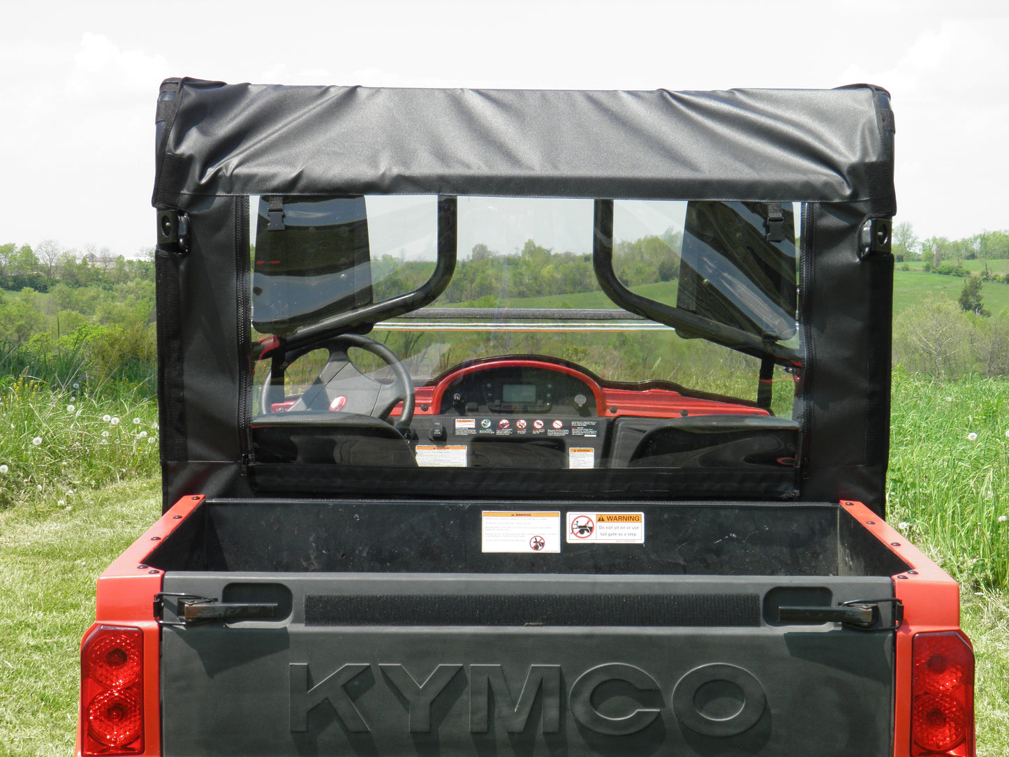 Kymco 700 (2014-2017) - Full Cab Enclosure with Vinyl Windshield - 3 Star UTV