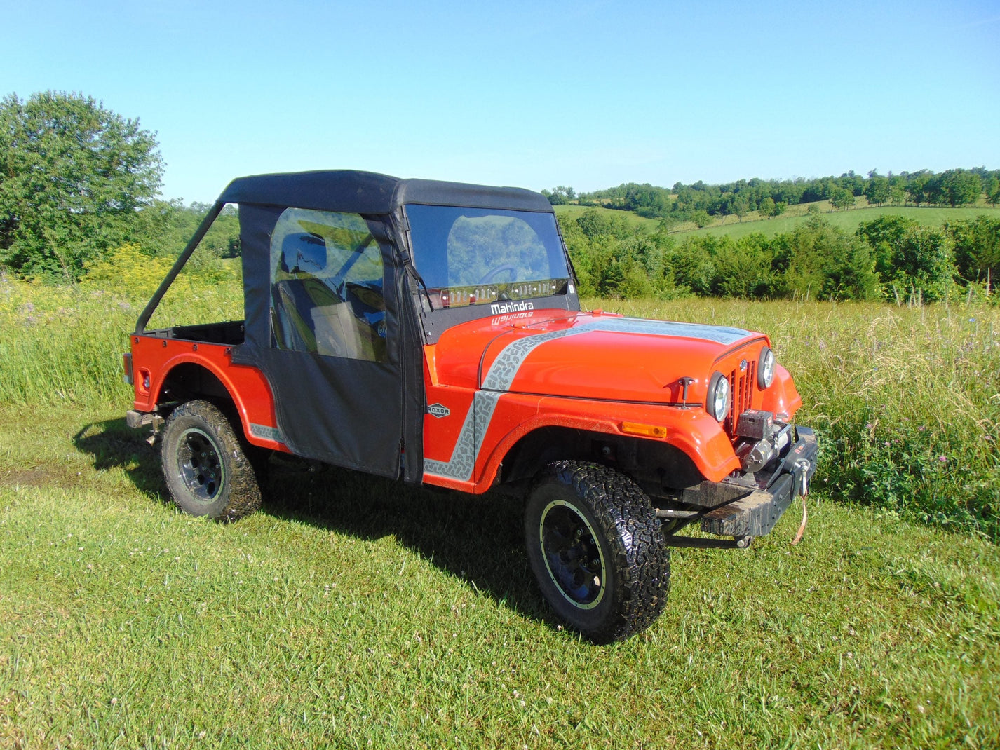 Mahindra Roxor - Full Cab Enclosure for Hard Windshield (Full Doors ...